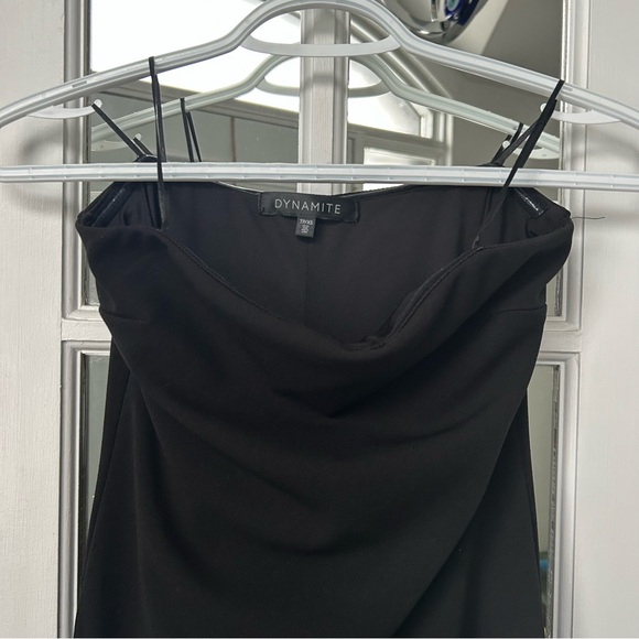 Black Strapless Midi Dress / Size XS - Picture 5 of 6